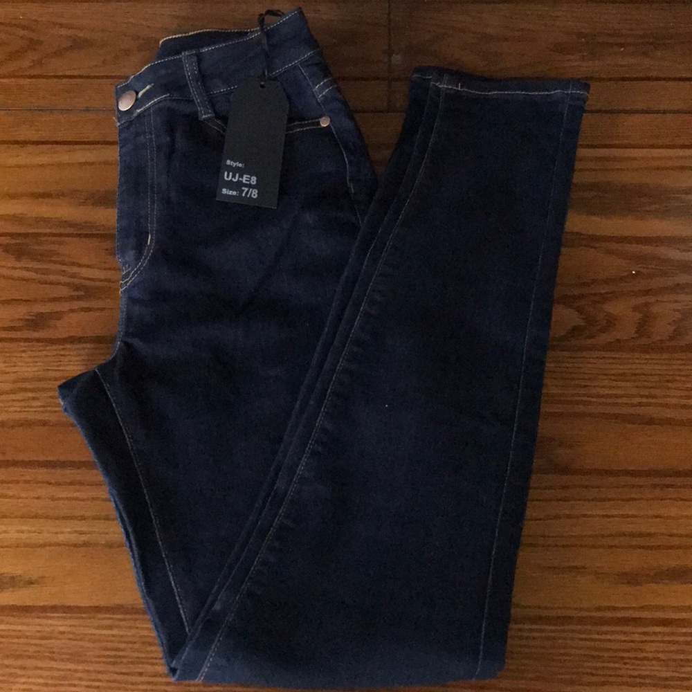 Fashion Nova Zillionaire Skinny Jeans/ SIZE 7/8